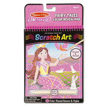 Load image into Gallery viewer, Scratch Art - Fairy Tales Color-Reveal Pad - ON the GO Travel Activity