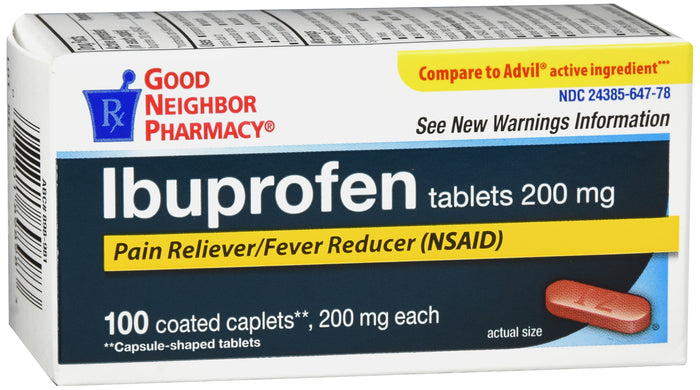 Good Neighbor Pharmacy Ibuprofen Coated Tablets 200mg 100ct