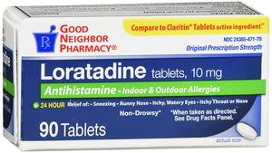 Good Neighbor Pharmacy Loratadine 10mg (Generic Claritin) 90ct