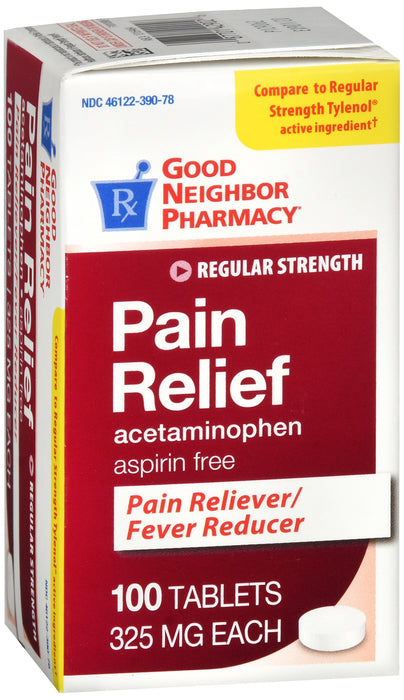 Good Neighbor Pharmacy Pain Relief Acetaminophen 325mg Tablets 100ct