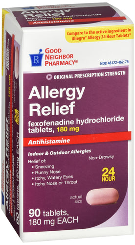 Good Neighbor Pharmacy Fexofenadine 180mg (Generic Allegra) 90ct