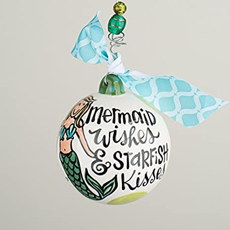 Mermaid Wishes Ball Ornament