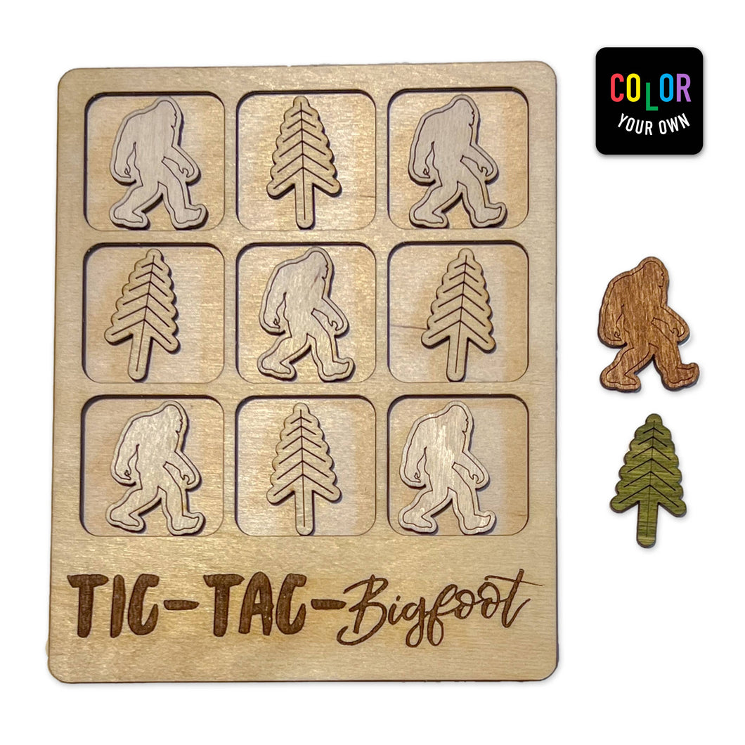 Bigfoot Tic-Tac-Toe Game - Unfinished