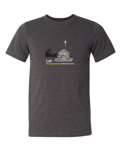 Holy Night - Christ's Nativity Grey T-Shirt
