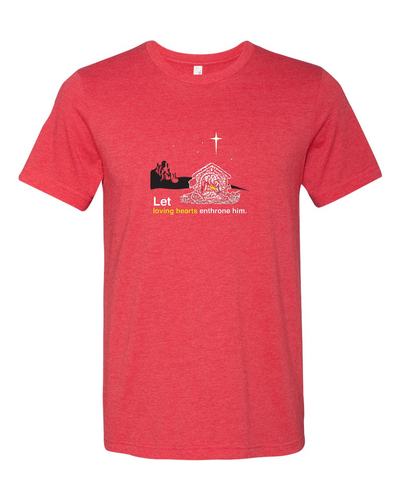 Holy Night - Christ's Nativity Red T-Shirt