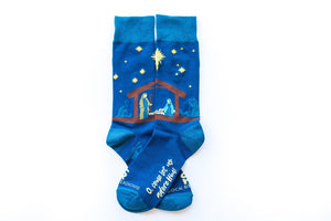 Sock Religious Nativity Adult Socks