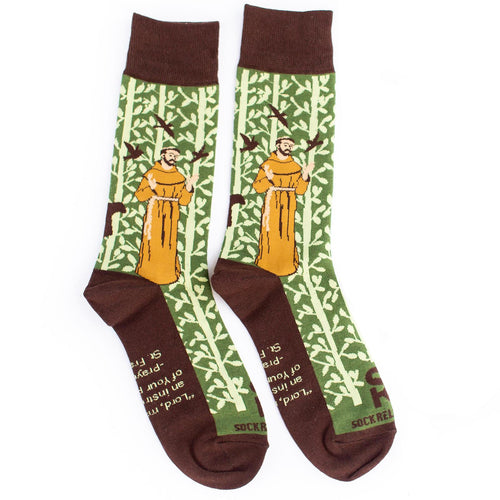 Sock Religious St. Francis of Assisi Adult Socks