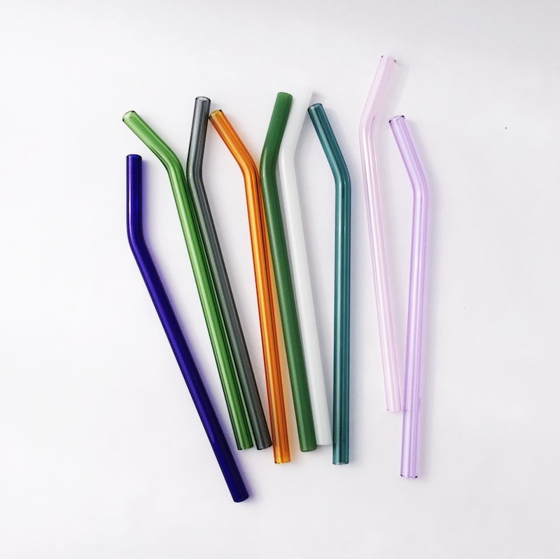 Strawesome Glass Barely Bent Straws