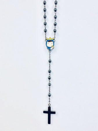 Tiny Saints Rosary (Black)