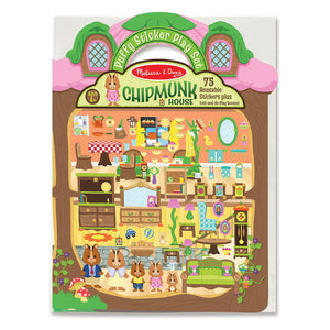 Puffy Sticker Play Set - Chipmunk House