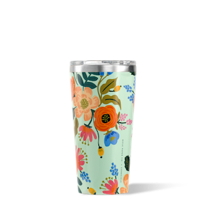 Corkcicle Mint Lively Floral 16oz Tumbler
